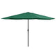 Vidaxl -Parasol mit Metallpol 390 cm Grün