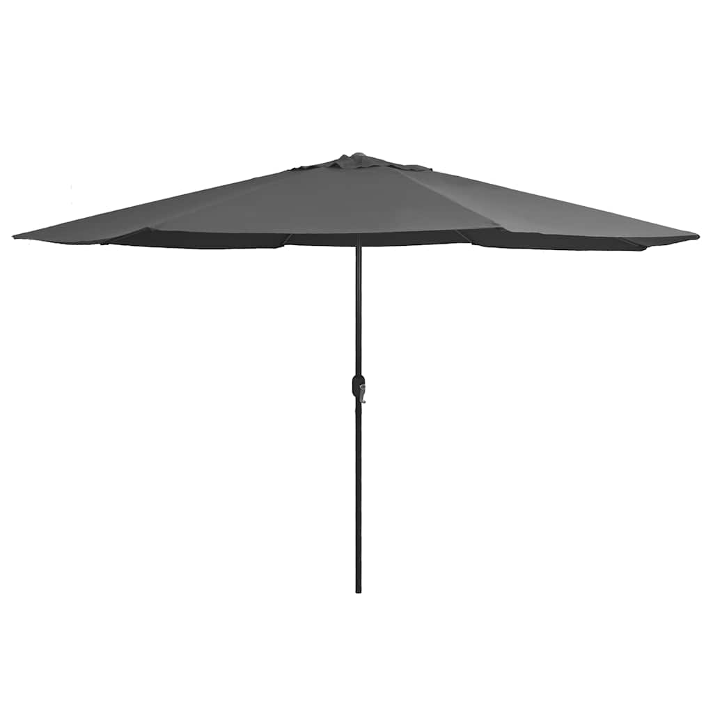 VIDAXL -Parasol mit Metallpol 390 cm Anthrazit -gelöscht