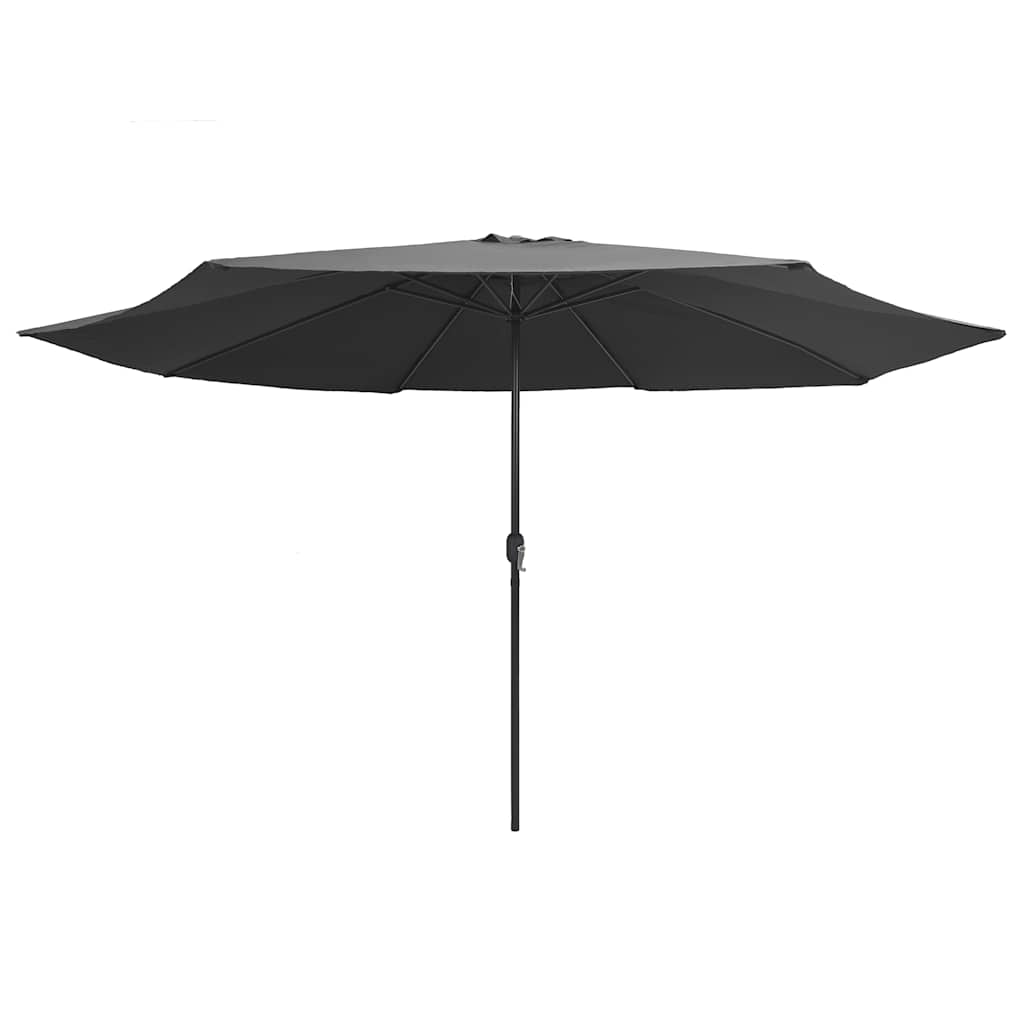 VIDAXL -Parasol mit Metallpol 390 cm Anthrazit -gelöscht