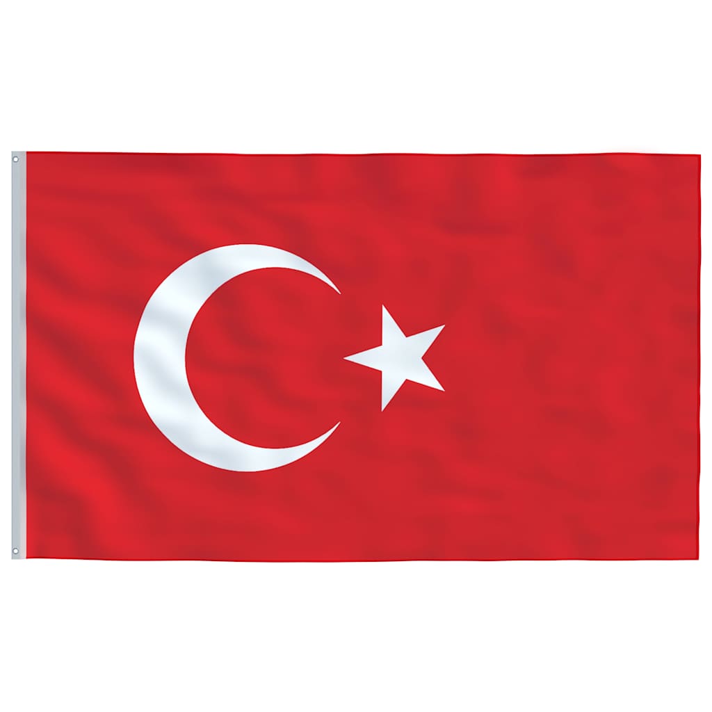 VidaXL Flagge Türkei 90x150 cm