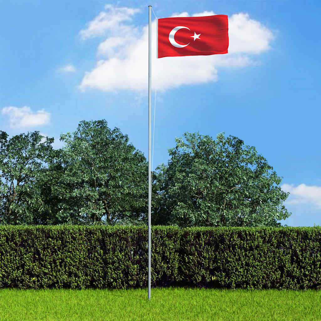 VidaXL Flagge Türkei 90x150 cm