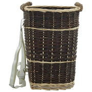 Vidaxl Holzkorb mit Trageträgern 44,5 x 37 x 50 cm Natural Willow Wood - afbeelding 2