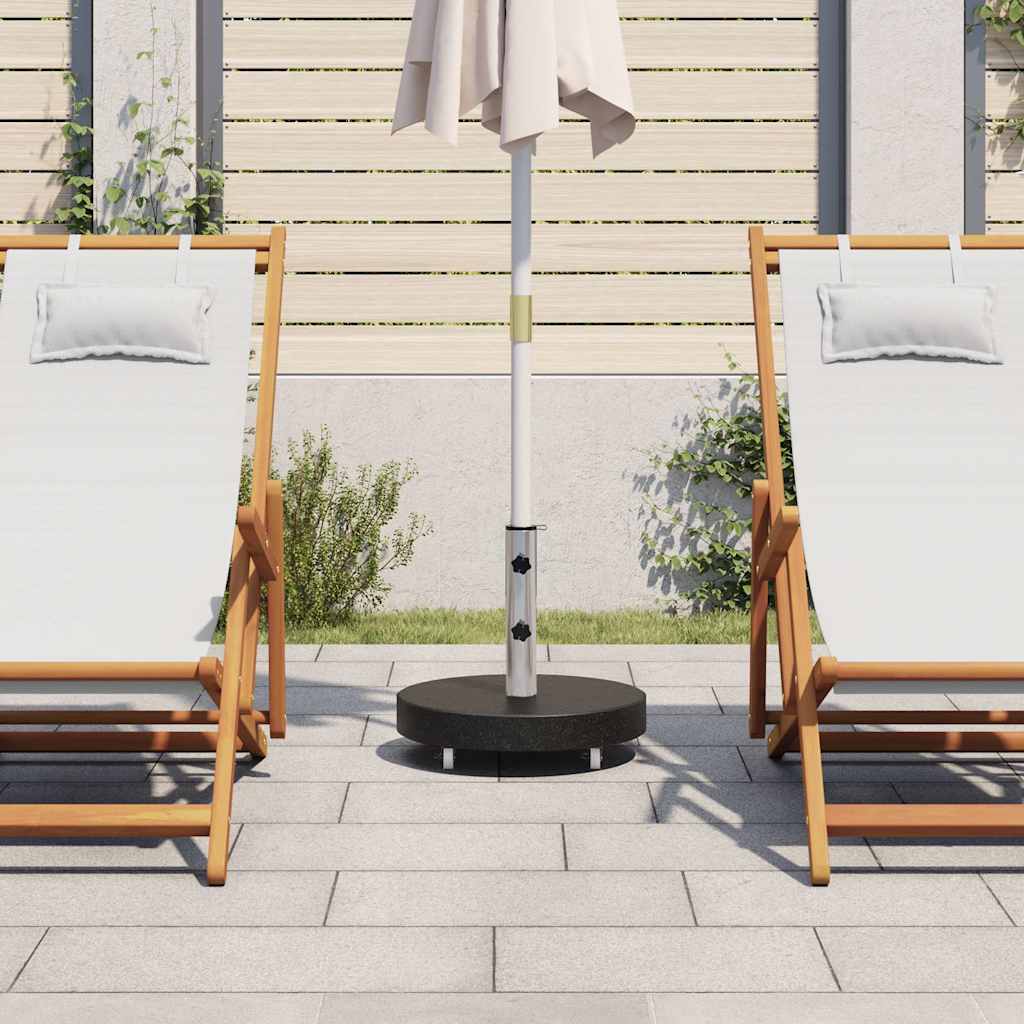 Vidaxl Parasol Fuß um 30 kg Granit schwarz