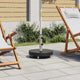 Vidaxl Parasol Fuß um 30 kg Granit schwarz