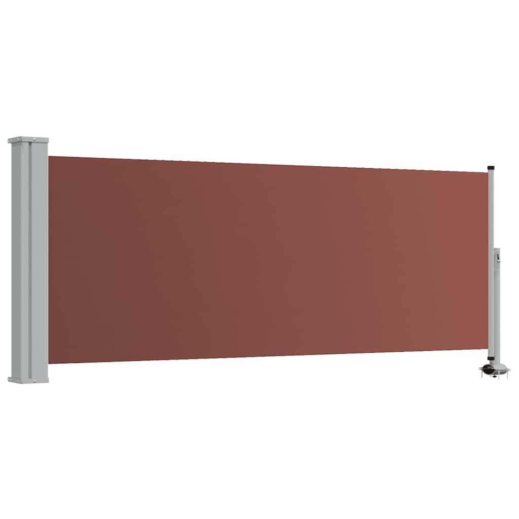 Vidaxl Garden Bildschirm ausziehbar 100x300 cm braun