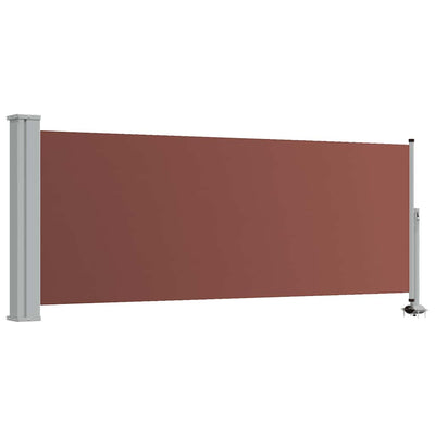 Vidaxl Garden Bildschirm ausziehbar 100x300 cm braun