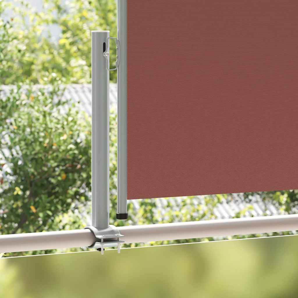 Vidaxl Garden Bildschirm ausziehbar 100x300 cm braun