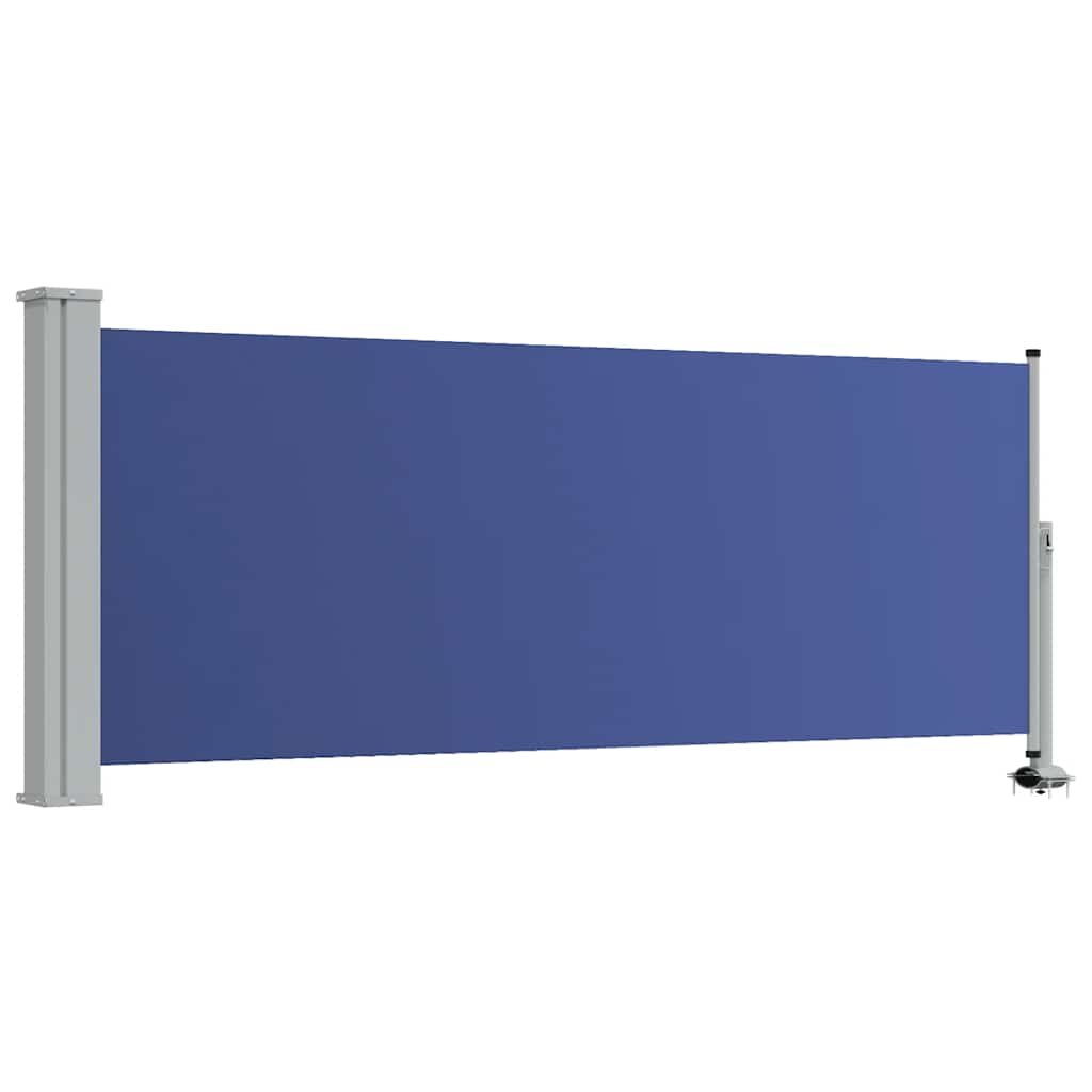 Vidaxl Garden Bildschirm ausziehbar 100x300 cm blau