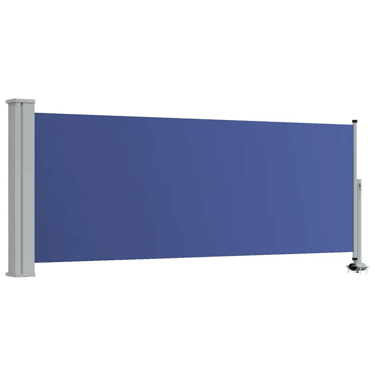 Vidaxl Garden Bildschirm ausziehbar 100x300 cm blau