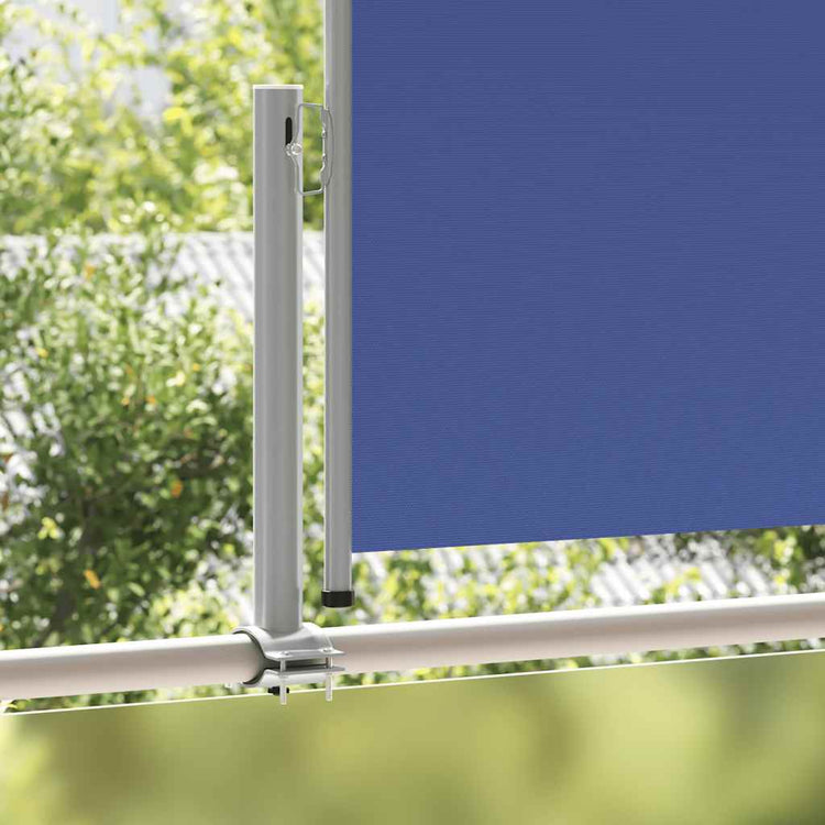 Vidaxl Garden Bildschirm ausziehbar 100x300 cm blau
