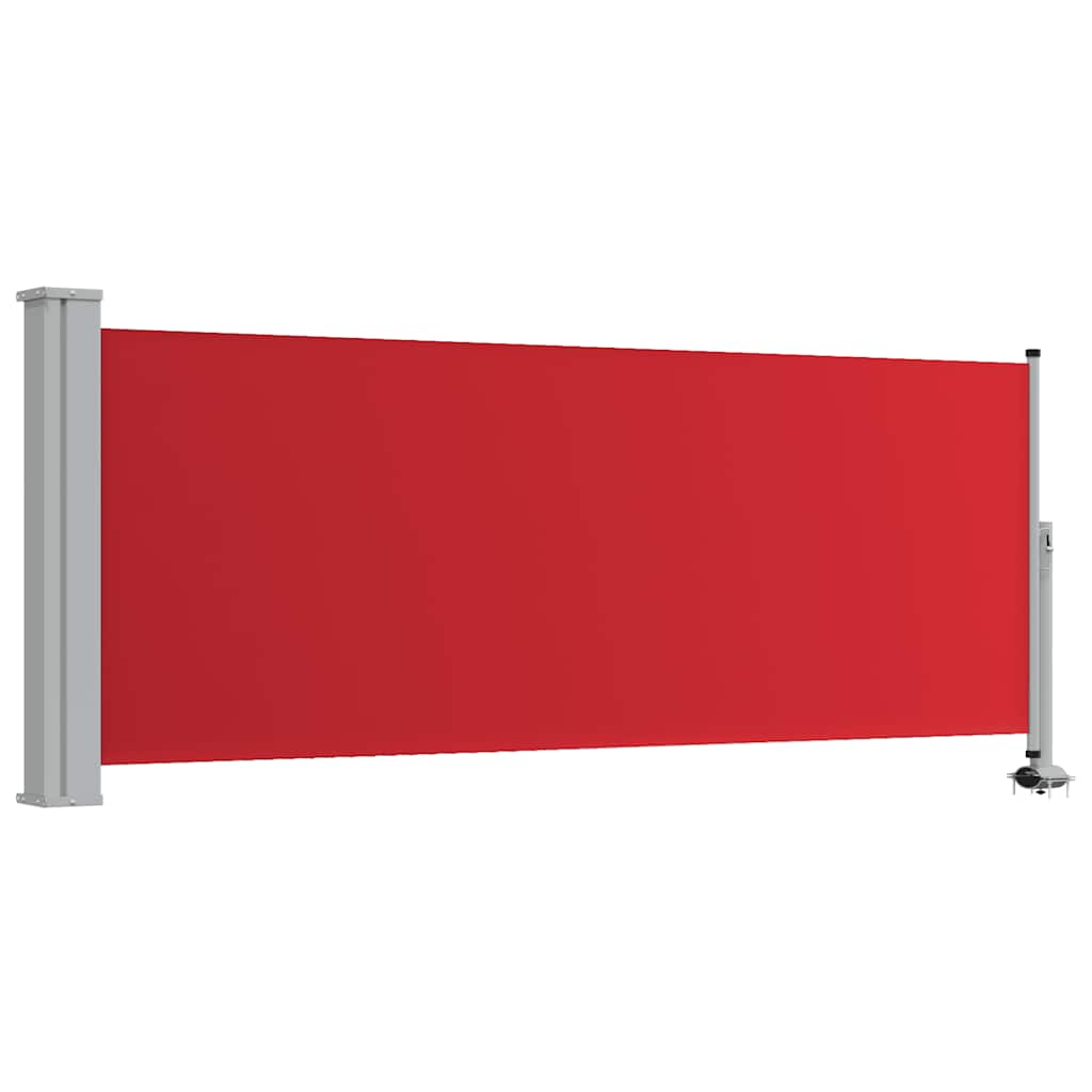 Vidaxl Garden Bildschirm ausziehbar 100x300 cm rot