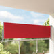 Vidaxl Garden Bildschirm ausziehbar 100x300 cm rot