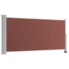 Vidaxx ausziehbarer Gartenschirm 120x300 cm braun