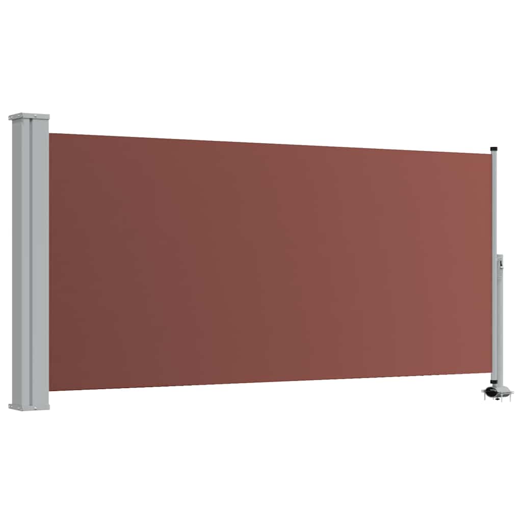 Vidaxx ausziehbarer Gartenschirm 120x300 cm braun