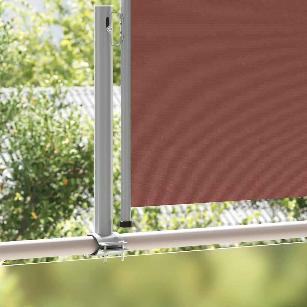 Vidaxx ausziehbarer Gartenschirm 120x300 cm braun