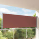 Vidaxx ausziehbarer Gartenschirm 120x300 cm braun