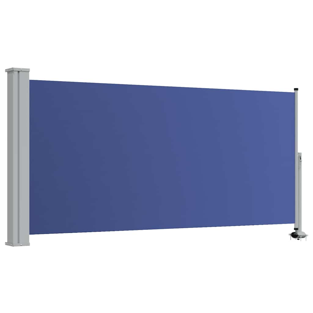 Vidaxl Garden Bildschirm ausziehbar 120x300 cm blau