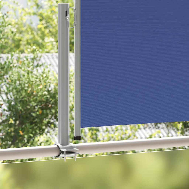Vidaxl Garden Bildschirm ausziehbar 120x300 cm blau