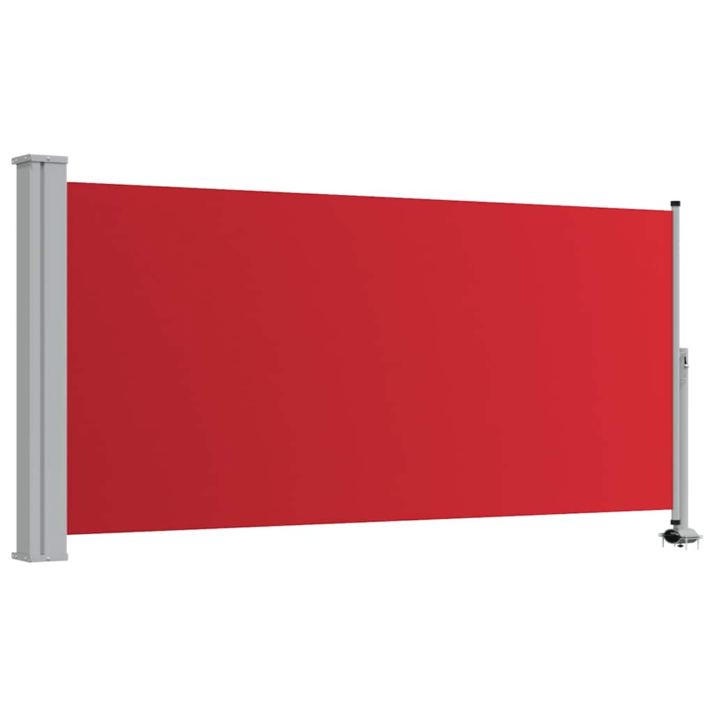 Vidaxl Garden Bildschirm ausziehbar 120 x 300 cm rot