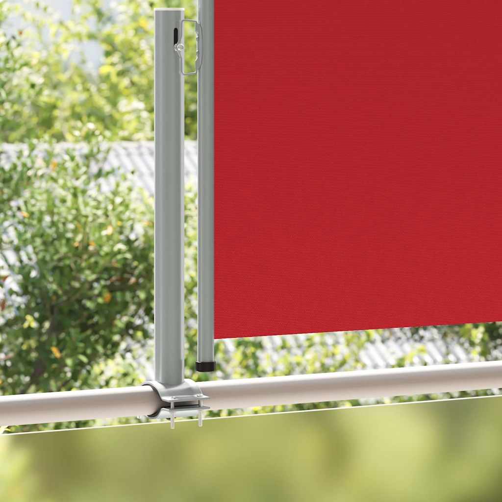 Vidaxl Garden Bildschirm ausziehbar 120 x 300 cm rot