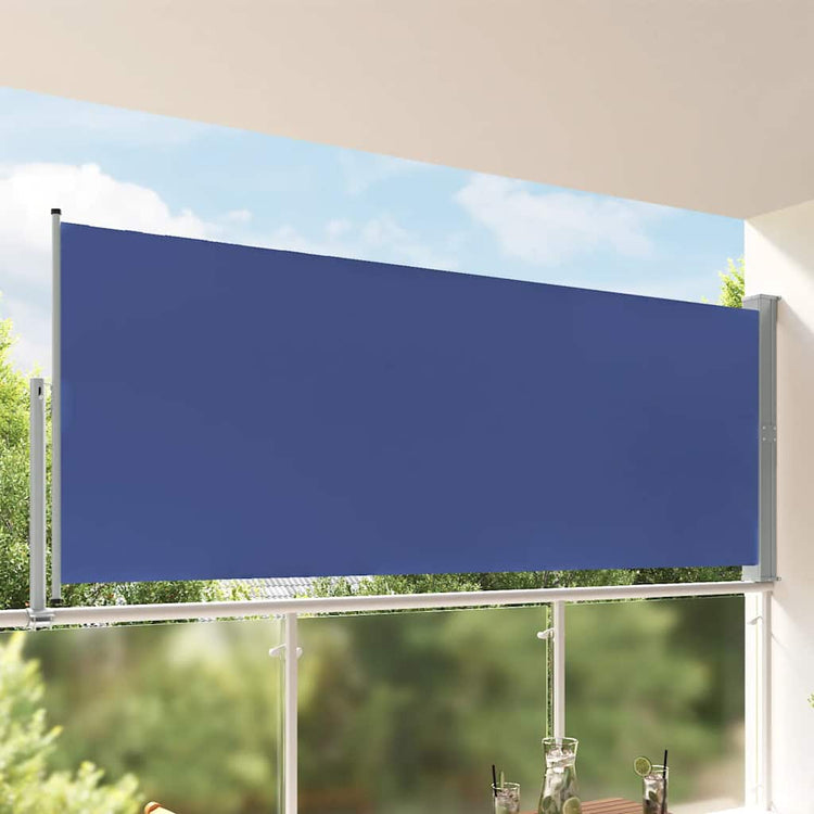 Vidaxl Garden Bildschirm Ausziehbar 140 x 300 cm blau