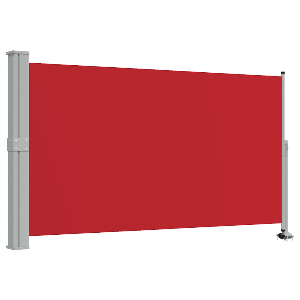 Vidaxl Garden Bildschirm ausziehbar 140x300 cm rot