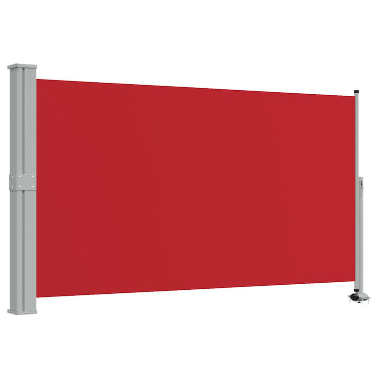 Vidaxl Garden Bildschirm ausziehbar 140x300 cm rot