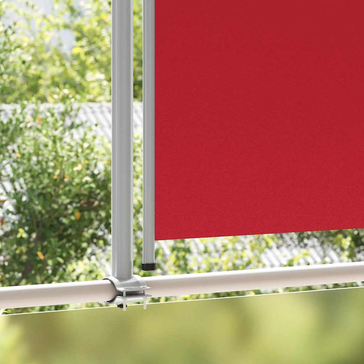 Vidaxl Garden Bildschirm ausziehbar 140x300 cm rot