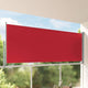Vidaxl Garden Bildschirm ausziehbar 140x300 cm rot