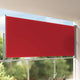 Vidaxl Garden Bildschirm ausziehbar 160 x 300 cm rot