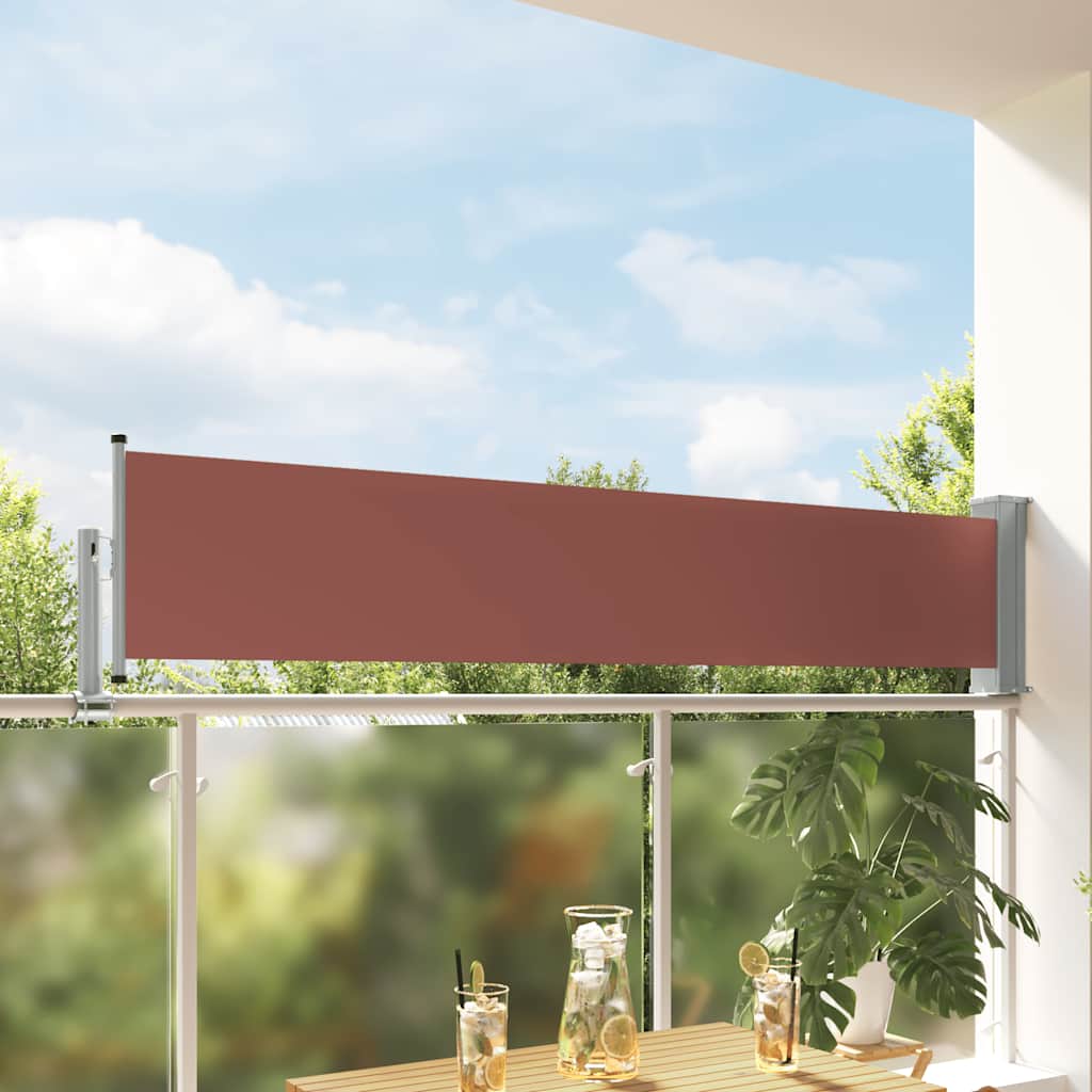 Vidaxl Garden Bildschirm Ausziehbar 60x300 cm braun