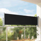 Vidaxl Garden Bildschirm Erweiterbar 80x300 cm Schwarz
