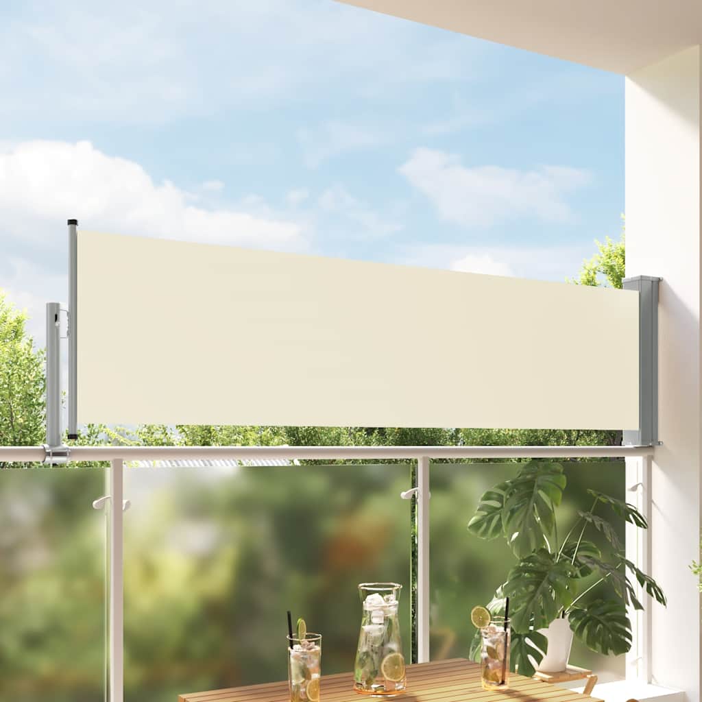 Vidaxl Garden Screen Exciptable 80x300 cm Creme -Colored