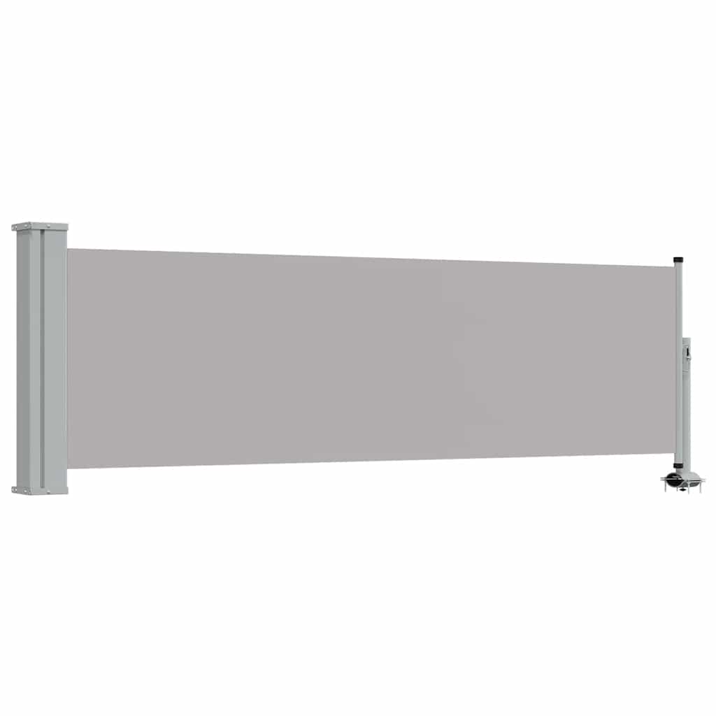 Vidaxl Garden Bildschirm ausziehbar 80x300 cm Grau