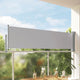 Vidaxl Garden Bildschirm ausziehbar 80x300 cm Grau