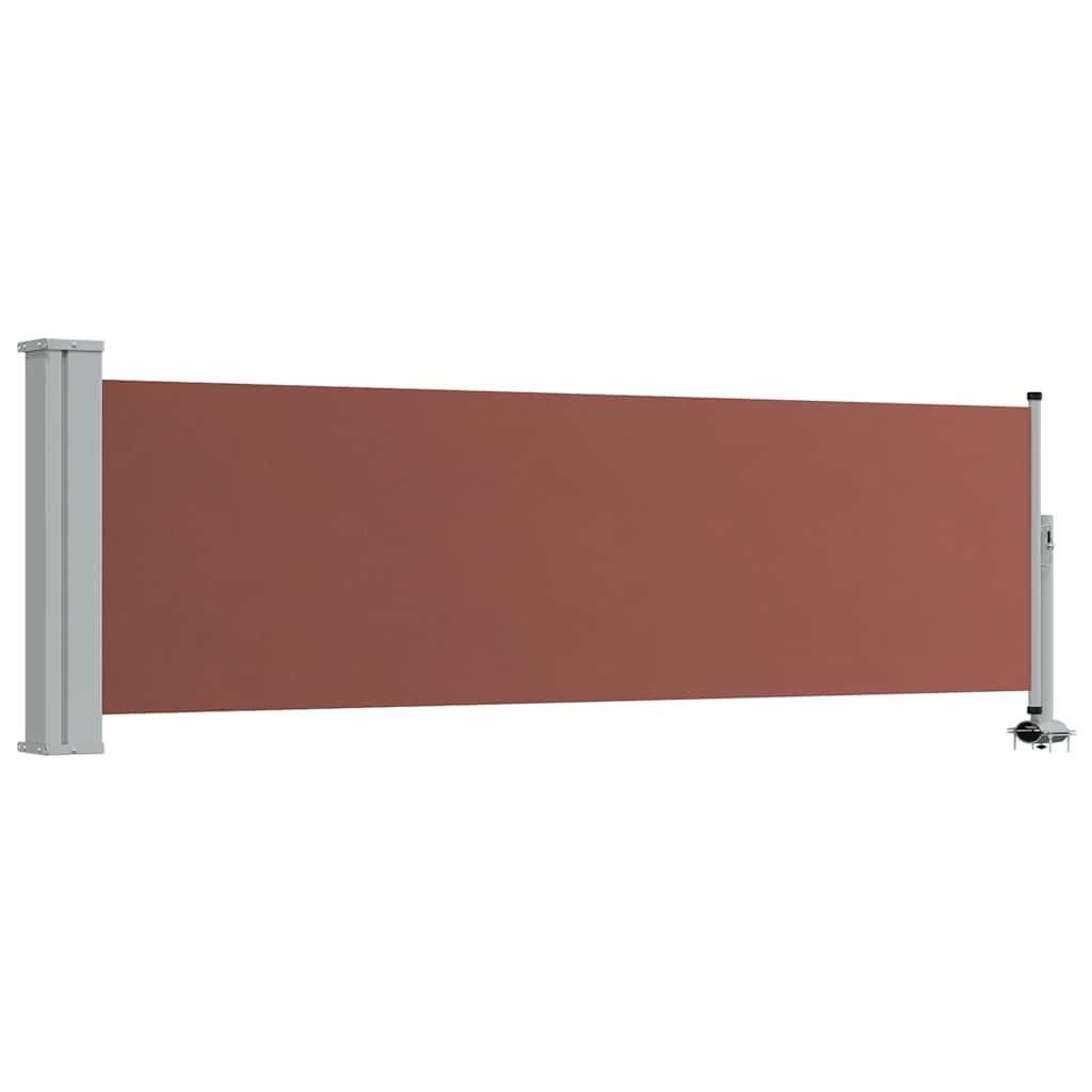 Vidaxl Garden Bildschirm ausziehbar 80x300 cm braun