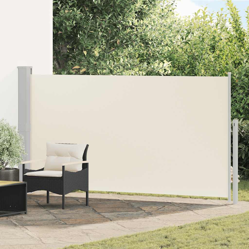 Vidaxl Garden Bildschirm Ausziehbar 170 x 300 cm Creme