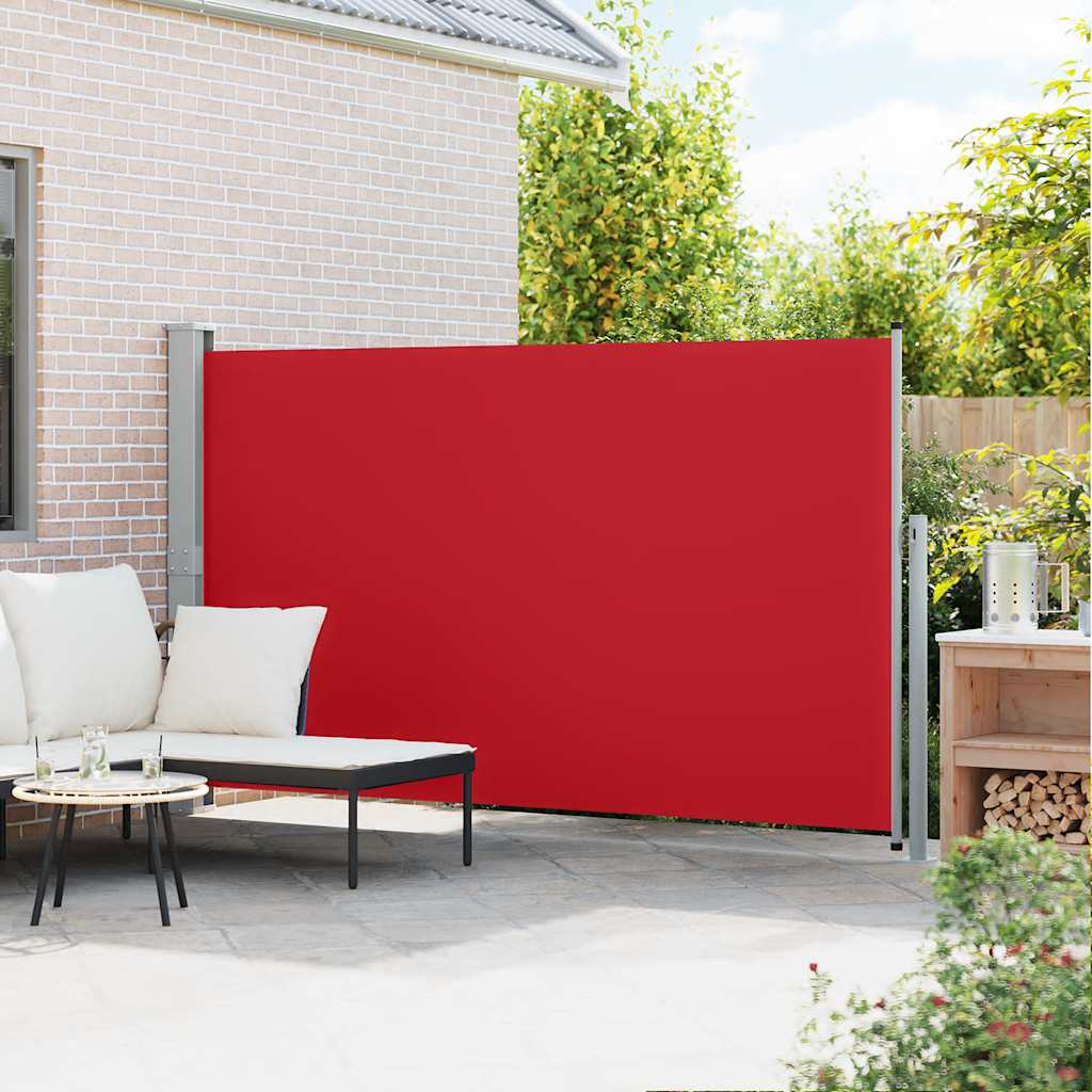 Vidaxl Garden Bildschirm Ausziehbar 170 x 300 cm rot