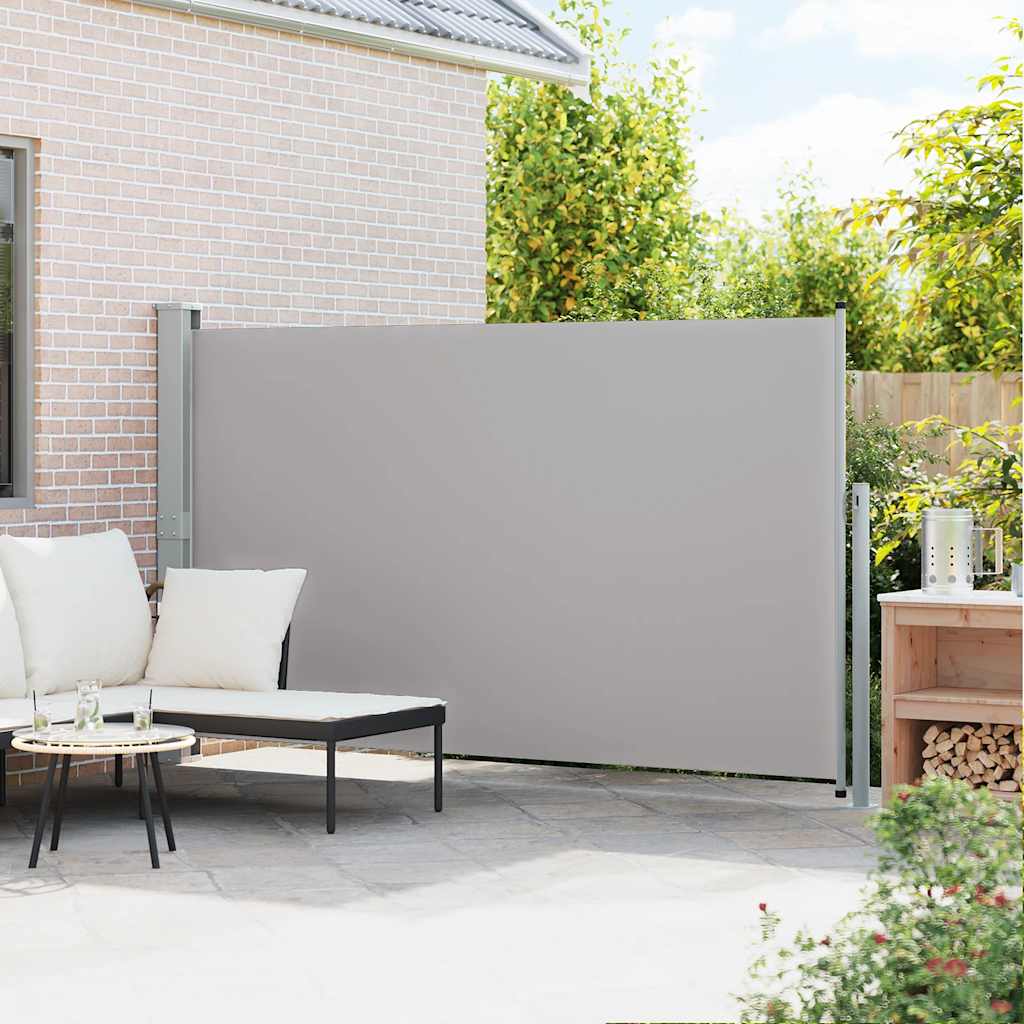 Vidaxl Garden Bildschirm ausziehbar 170 x 300 cm Grau