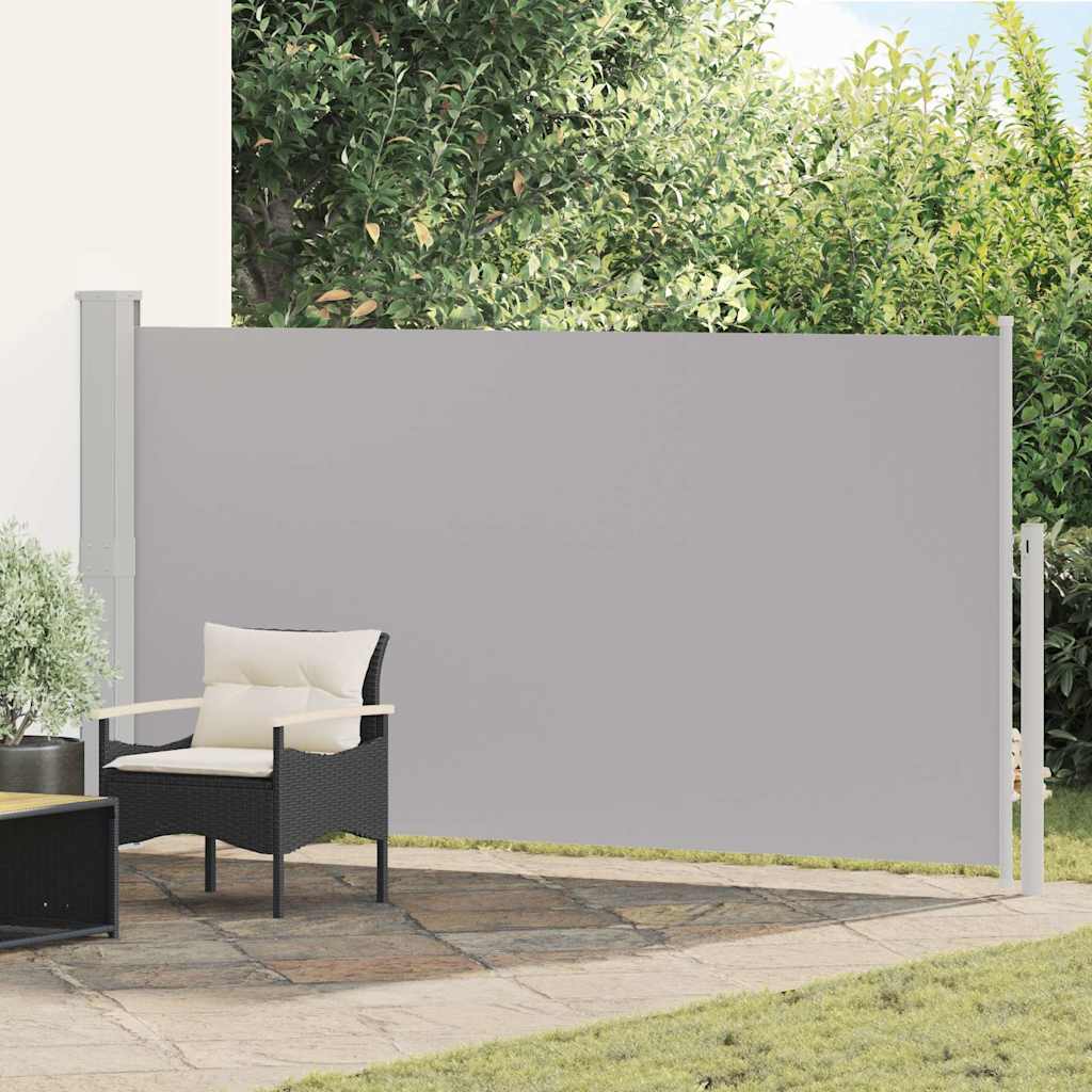 Vidaxl Garden Bildschirm ausziehbar 170 x 300 cm Grau