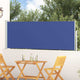 Vidaxl Garden Bildschirm ausziehbar 100x300 cm blau