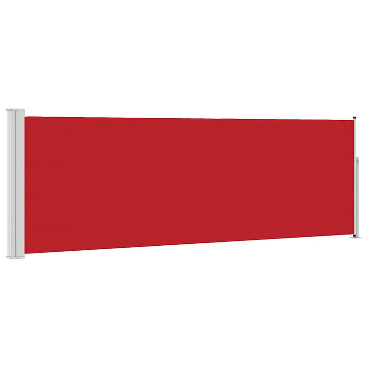 Vidaxl Garden Bildschirm ausziehbar 100x300 cm rot
