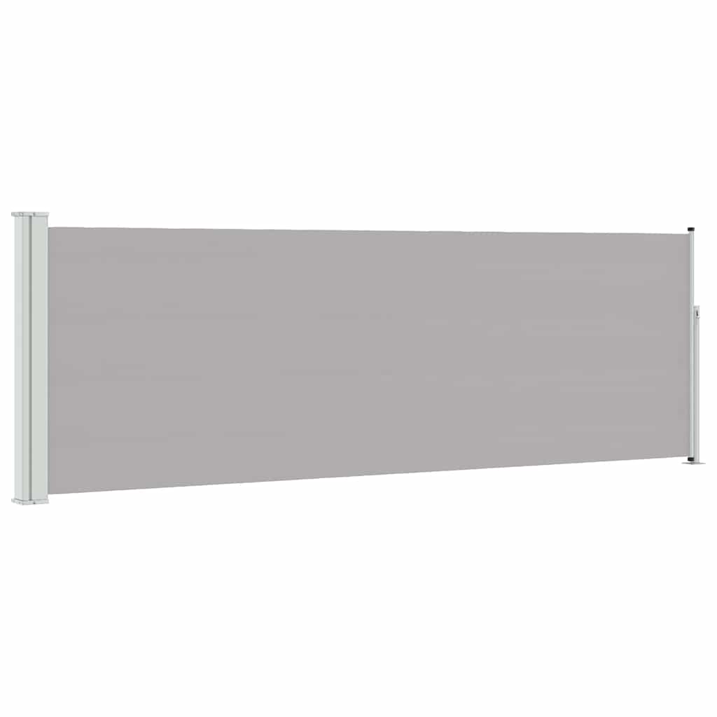 Vidaxl Gartenbildschirm ausziehbar 100x300 cm Grau
