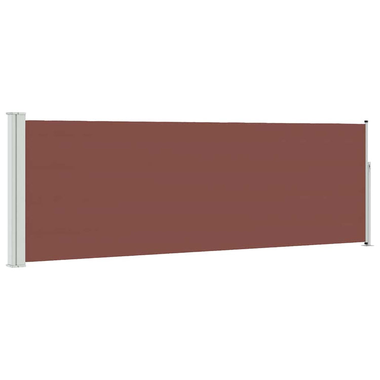 Vidaxl Garden Bildschirm ausziehbar 100x300 cm braun