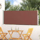 Vidaxl Garden Bildschirm ausziehbar 100x300 cm braun