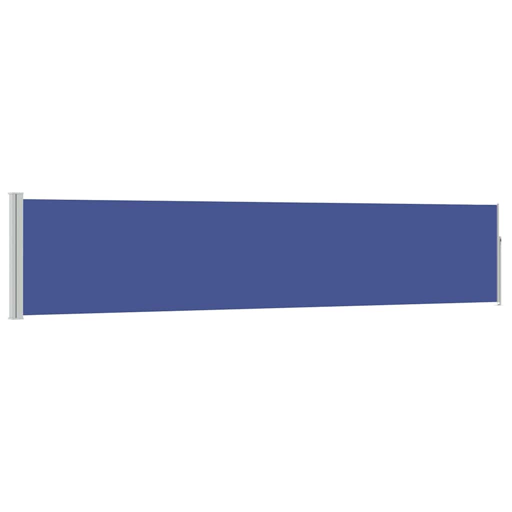 Vidaxx ausziehbarer Gartenschirm 100x500 cm blau