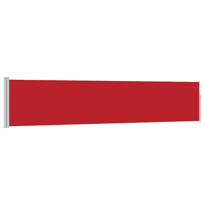 Vidaxl Garden Bildschirm ausziehbar 100x500 cm rot