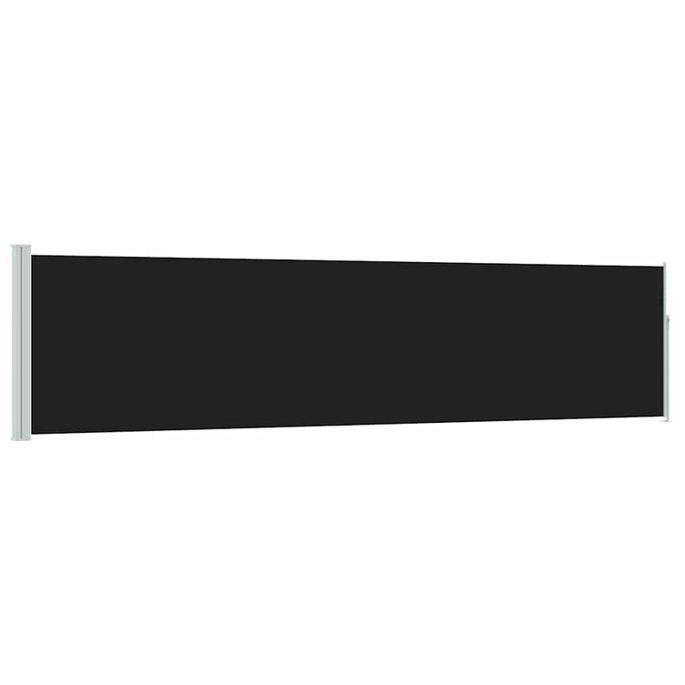 Vidaxl Garden Bildschirm ausziehbar 120 x 500 cm Schwarz