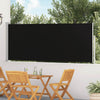 Vidaxl Garden Bildschirm ausziehbar 120 x 500 cm Schwarz