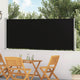 Vidaxl Garden Bildschirm ausziehbar 120 x 500 cm Schwarz